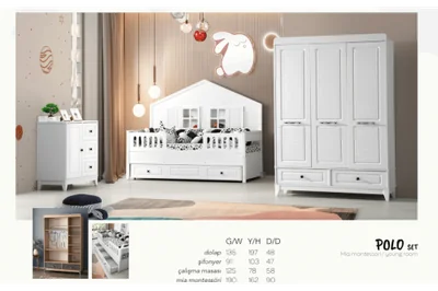 Aymini Polo Çatılı Montessori Set