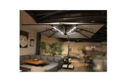 BANANA PLAS 300*300 LEDLI ANTRASIT ŞEMSİYE